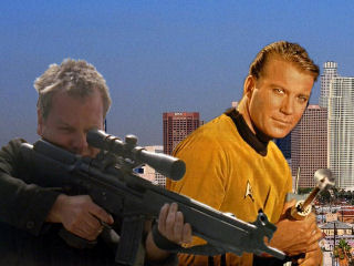 Jack Bauer and Captain James T. Kirk